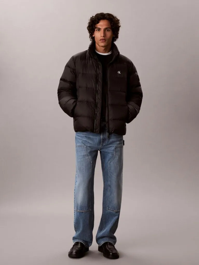 Ανδρικό Μπουφάν Μαύρο Calvin Klein LV04RG515G-UB1