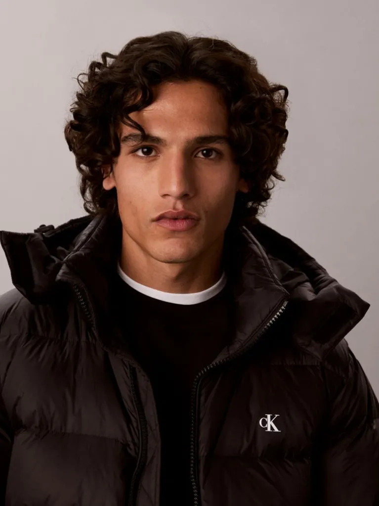 Ανδρικό Μπουφάν Μαύρο Calvin Klein LV04RG515G-UB1