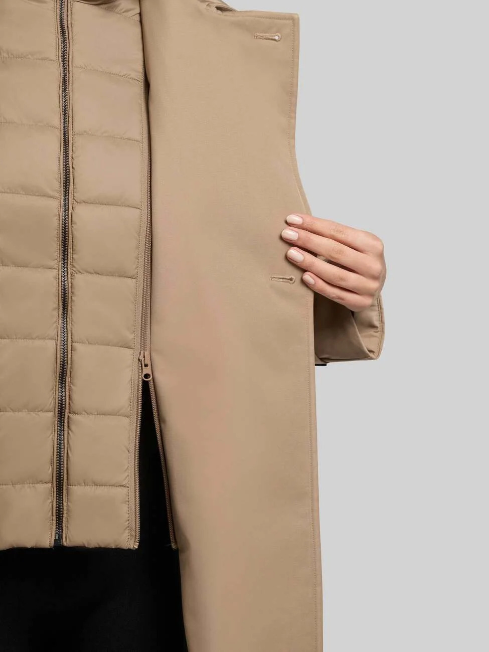 Γυναικεία Elena 3 Καπαρντίνα Μπεζ Khujo KJ1118CO263-146 COOKIE BEIGE