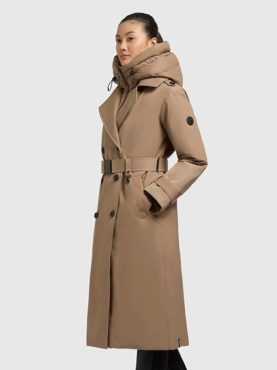 Γυναικεία Elena 3 Καπαρντίνα Μπεζ Khujo KJ1118CO263-146 COOKIE BEIGE