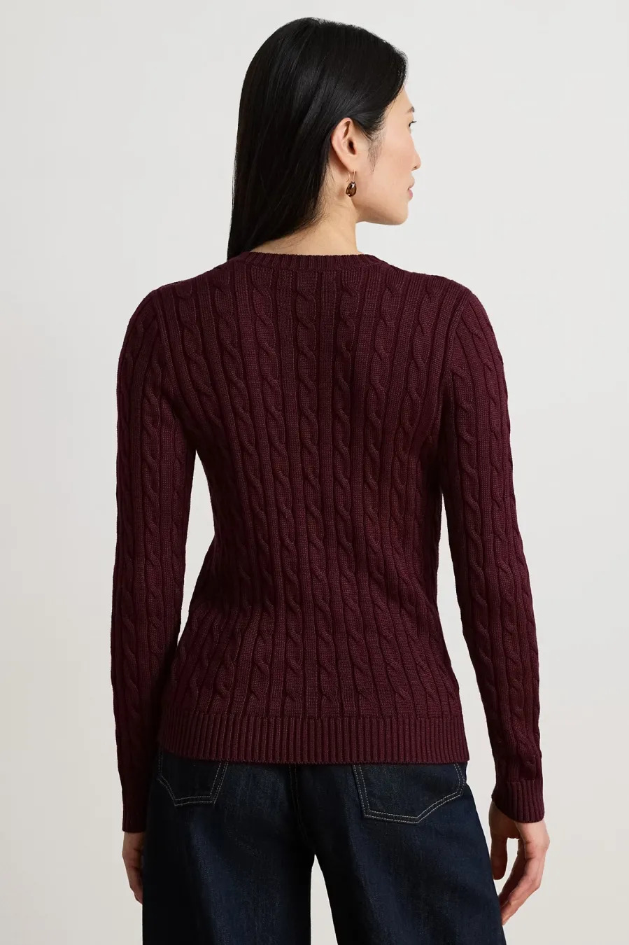 Women's Burgundy SWEATER Ralph Lauren 200P14039503-RED