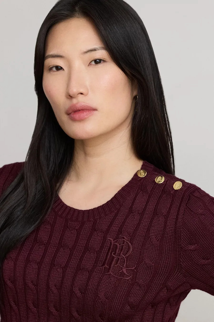 Women's Burgundy SWEATER Ralph Lauren 200P14039503-RED