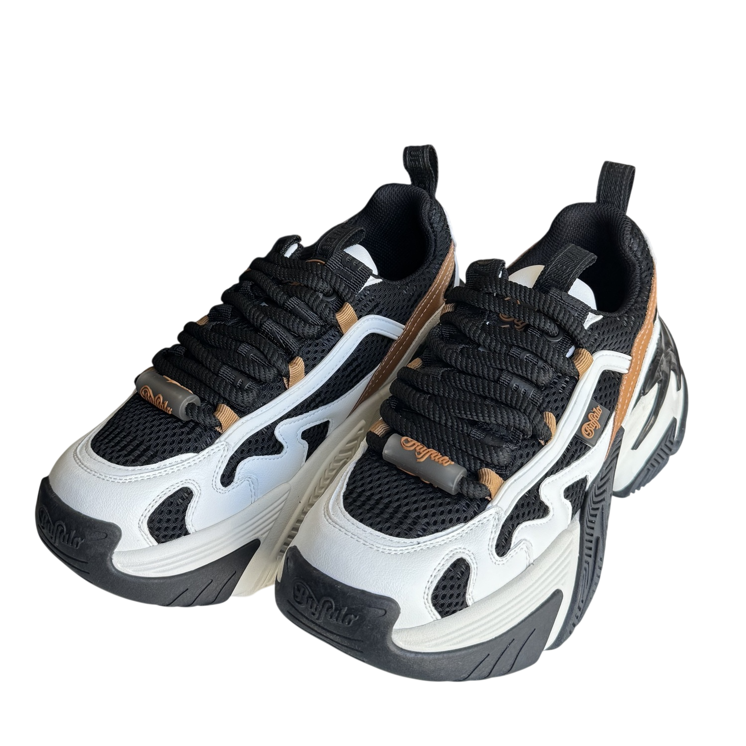 Γυναικεία Fion One Sneakers Λευκά Buffalo BUFPD00016370-WHITE BLK BROWN