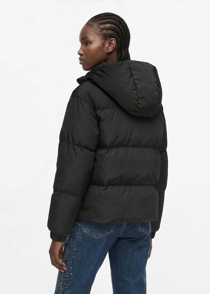 Γυναικείο Puffer Μπουφάν Μαύρο Karl Lagerfeld Jeans B4W15070-999 Black