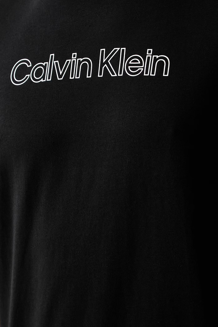 Ανδρικό T-Shirt Μαύρο Calvin Klein Lv04Lh800G-Ub1 Ρούχα Ανδρικά Μπλούζες T-Shirts Centraleshop Ρούχα Παπούτσια Τσάντες Αξεσουάρ