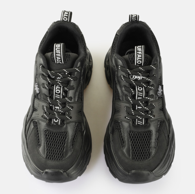Women's Black Yuno Sneaker Buffalo BUF1636486-BLACK