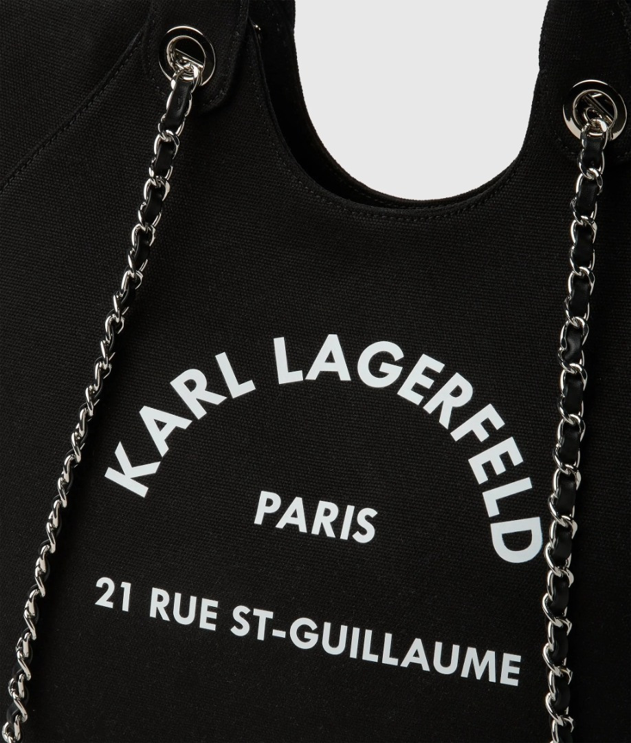 Women's Black K/RSG CHAIN SHOPPER BAG Karl Lagerfeld B3W50068-999 Black