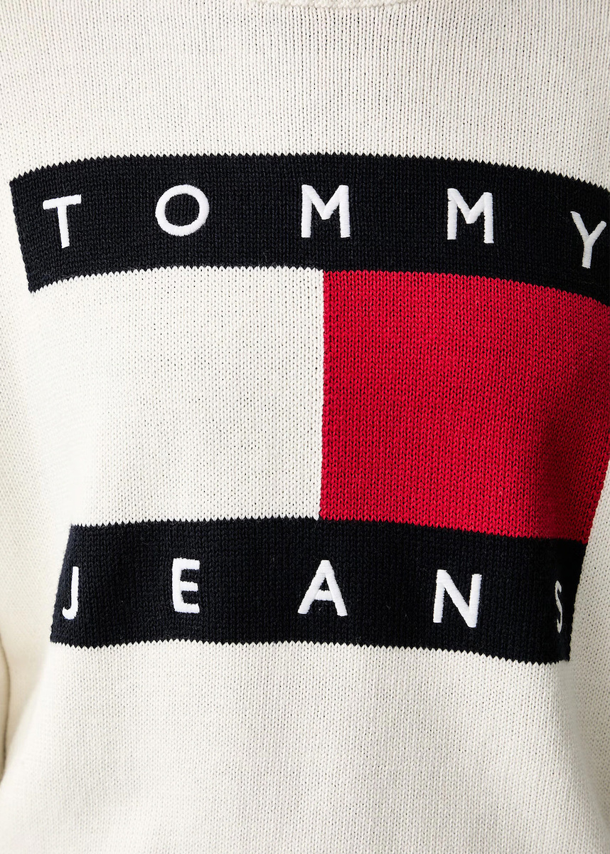 Γυναικείο Πουλόβερ Εκρού Tommy Jeans DW0DW23450-YBH