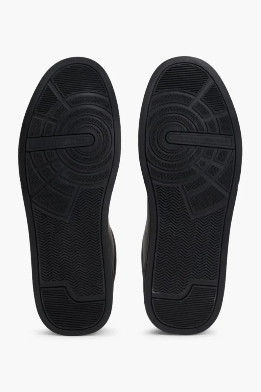 Men's Black TH Court Leather Sneaker Tommy Hilfiger FM0FM05367-0GJ