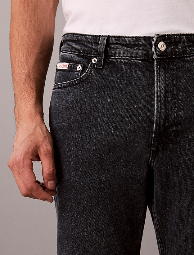 Ανδρικό Slim Τζιν Μαύρο Calvin Klein LV04RH730G-8BO