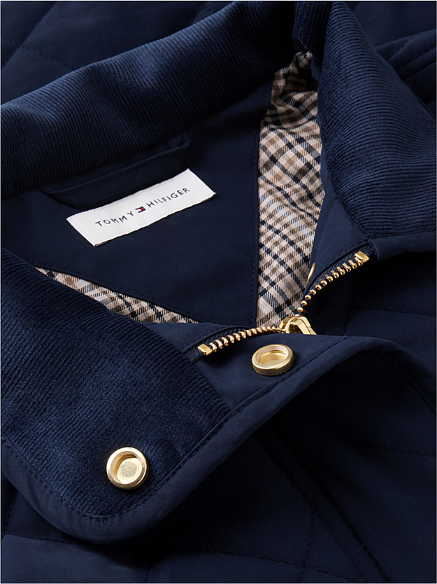 Γυναικείο Μπουφάν Navy Μπλε Tommy Hilfiger WW0WW51512-C1G