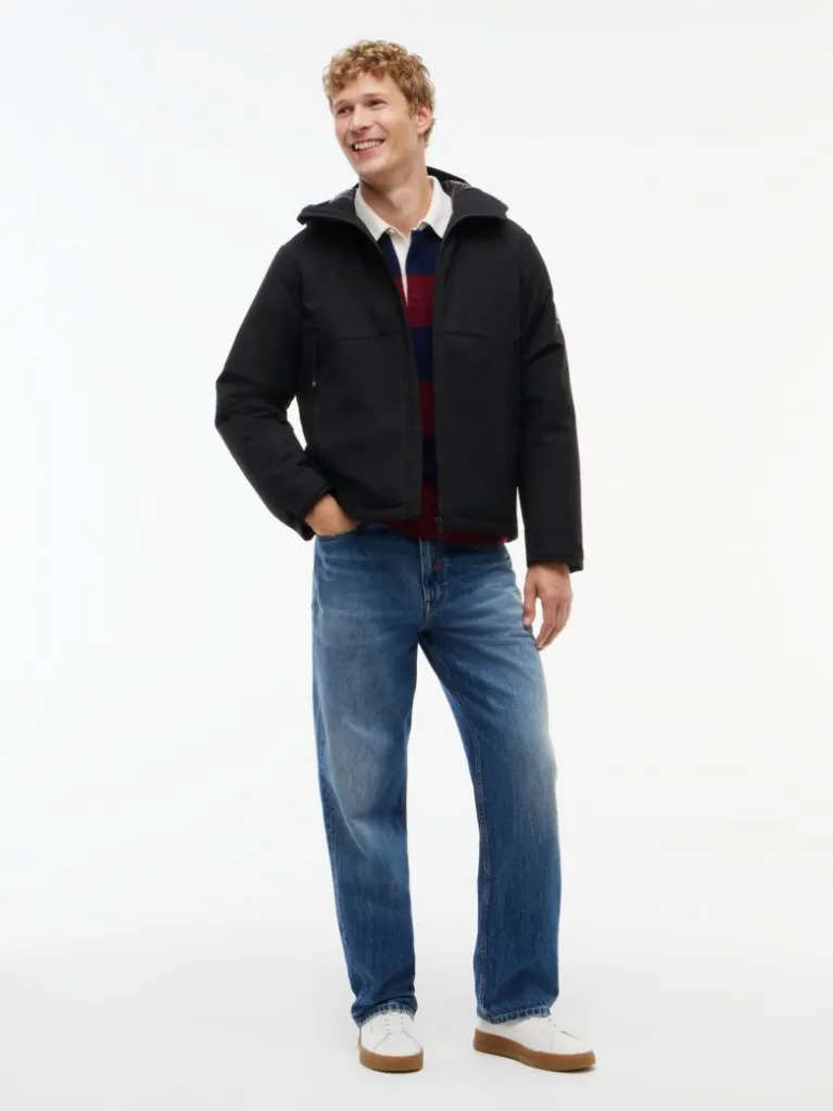 Ανδρικό Μπουφάν Μαύρο Tommy Hilfiger MW0MW44978-BDS