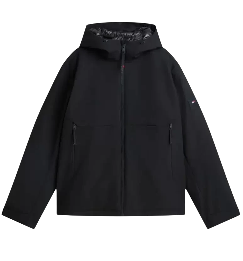 Ανδρικό Μπουφάν Μαύρο Tommy Hilfiger MW0MW44978-BDS