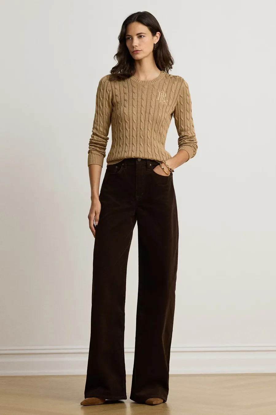 Women's Camel SWEATER Ralph Lauren 200P14039500-CAMEL