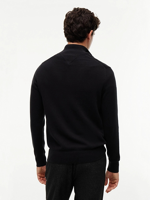 Ανδρικό Πουλόβερ Μαύρο Tommy Hilfiger MW0MW28049-BDS