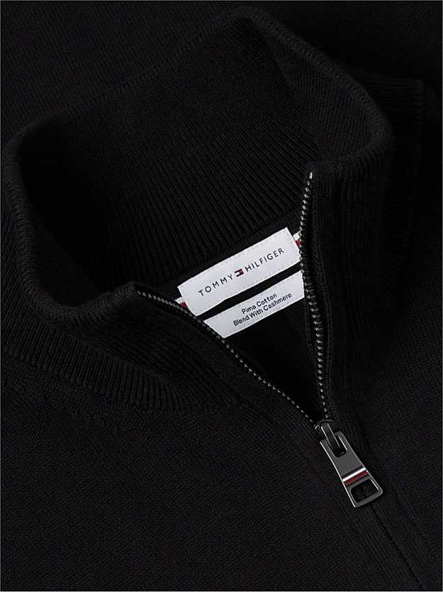 Ανδρικό Πουλόβερ Μαύρο Tommy Hilfiger MW0MW28049-BDS