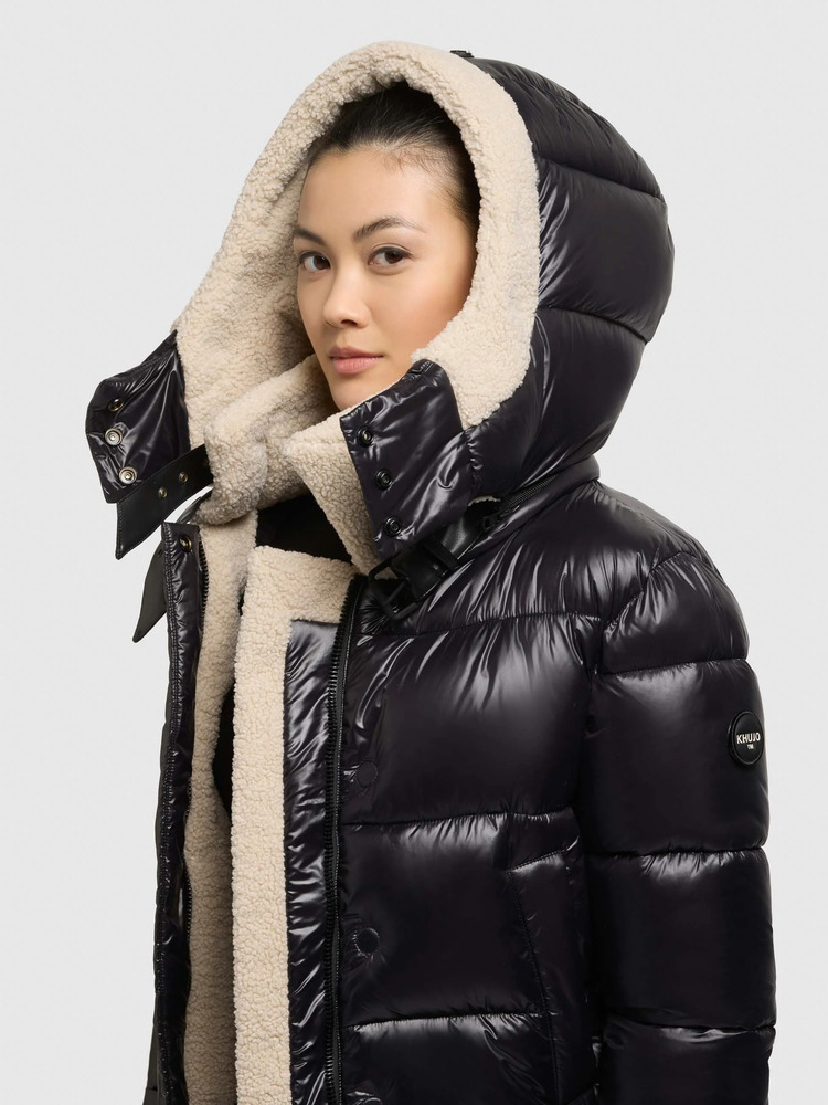 Women's Black Nessie 3 Jacket Khujo KJ1295JK263-BLACK
