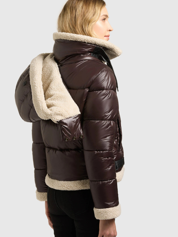 Women's Brown Nessie 3 Jacket Khujo KJ1295JK263-CHO CHI