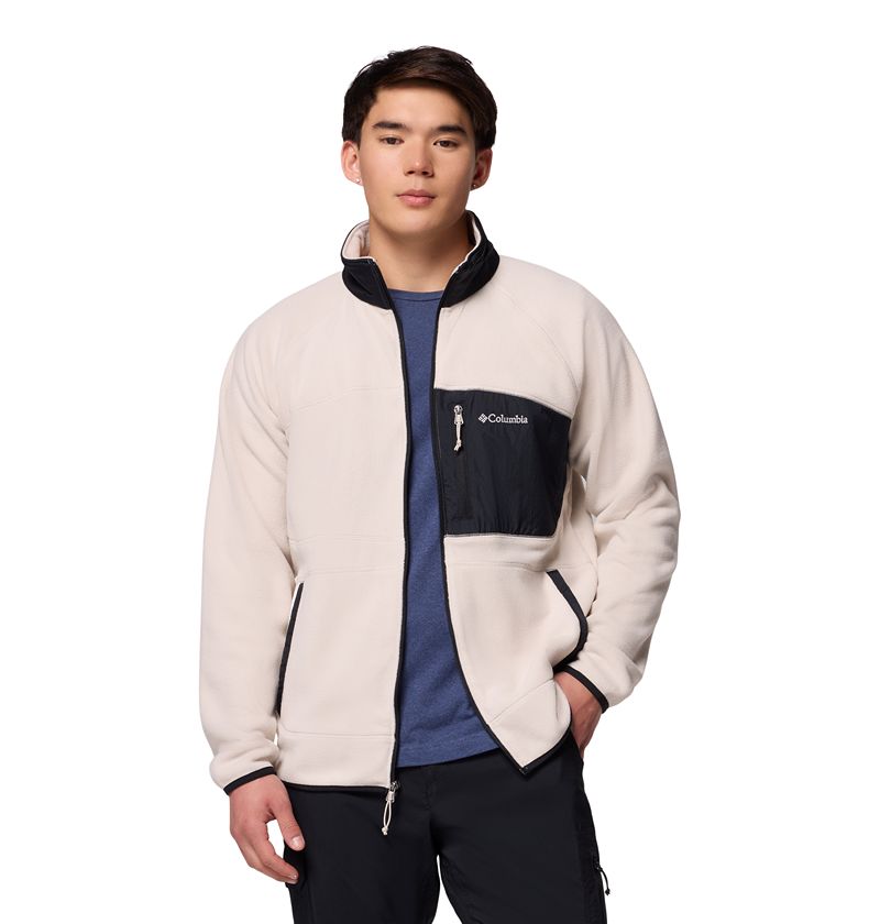 Ανδρική Fast Trek Overlay Full Zip Ζακέτα Εκρού Columbia 2135691-278