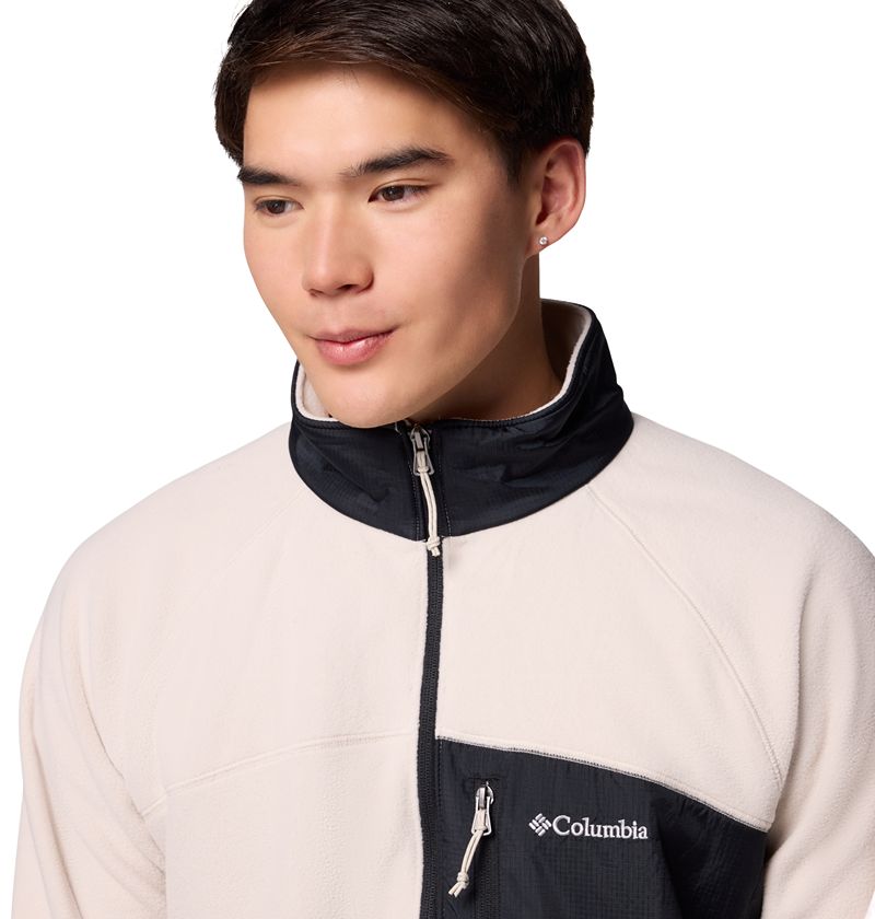 Ανδρική Fast Trek Overlay Full Zip Ζακέτα Εκρού Columbia 2135691-278