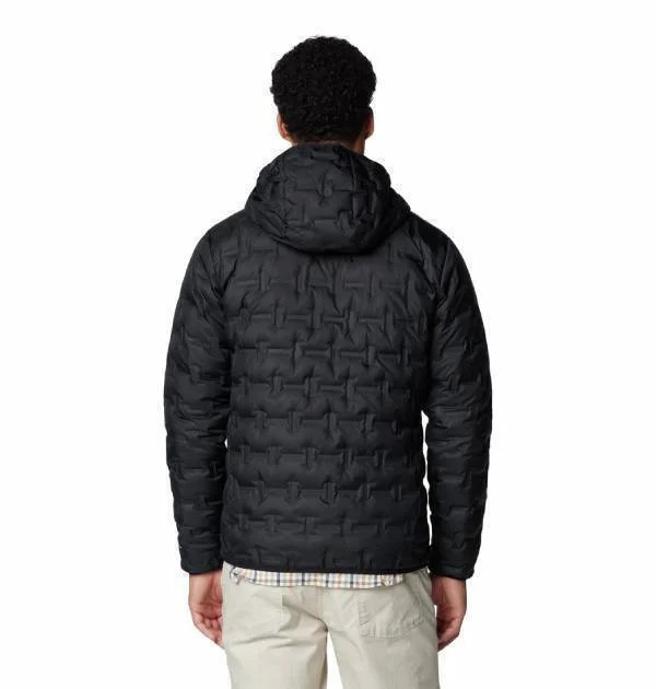 Men's Black Delta Ridge II Down Hooded Jacket Columbia 2086222-010