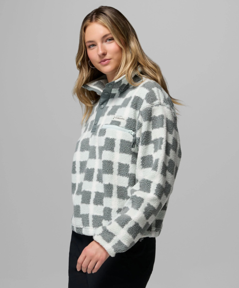 Γυναικείο Helvetia II Printed Cropped Half Snap Fleece Columbia 2098501-343