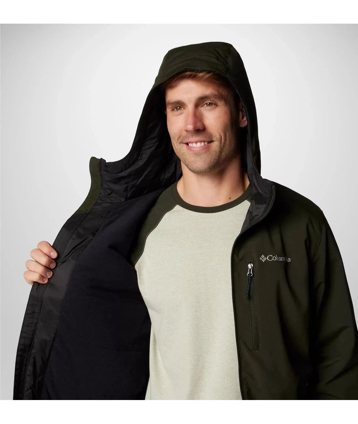 Men's Khaki Gate Racer II Softshell Jacket Columbia 2090404-366