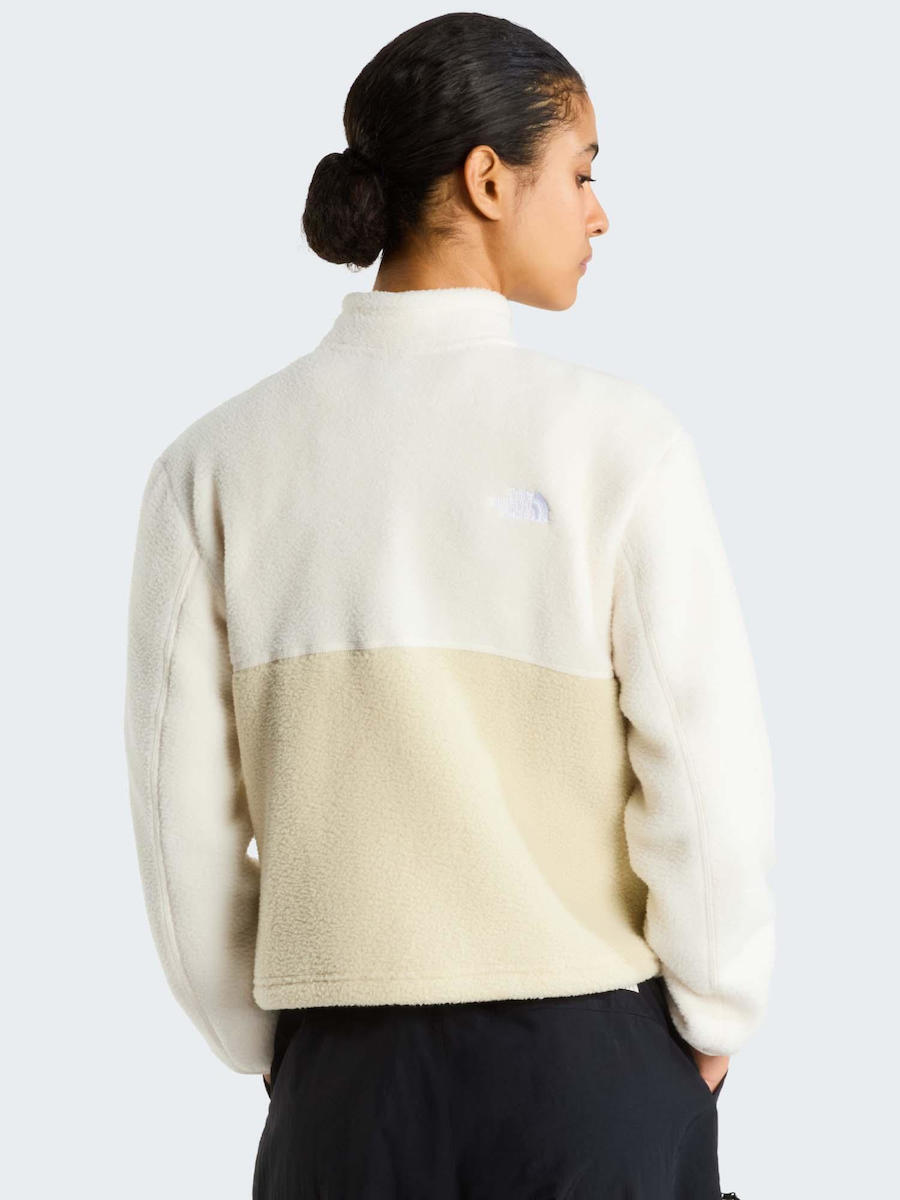 Women's Beige W YUMIORI 1/4 ZIP FLEECE The North Face NF0A8E89-MIA1