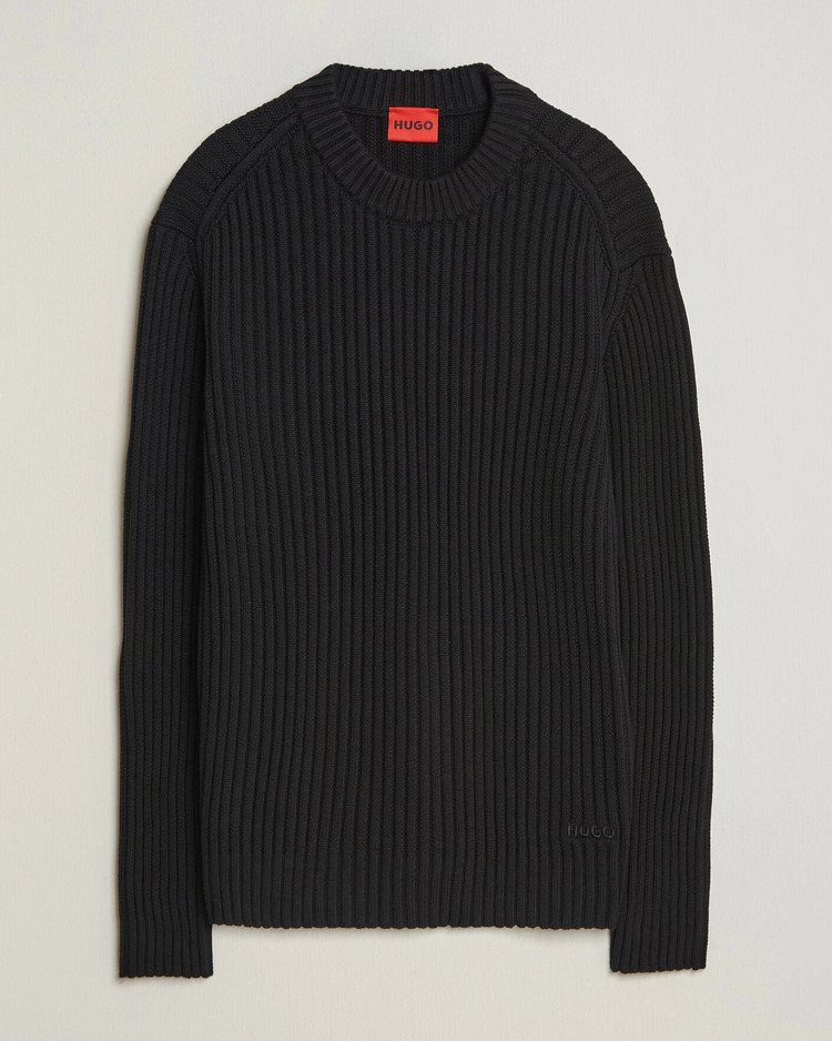 Men's Black Sribban Sweater HUGO 50570249-001