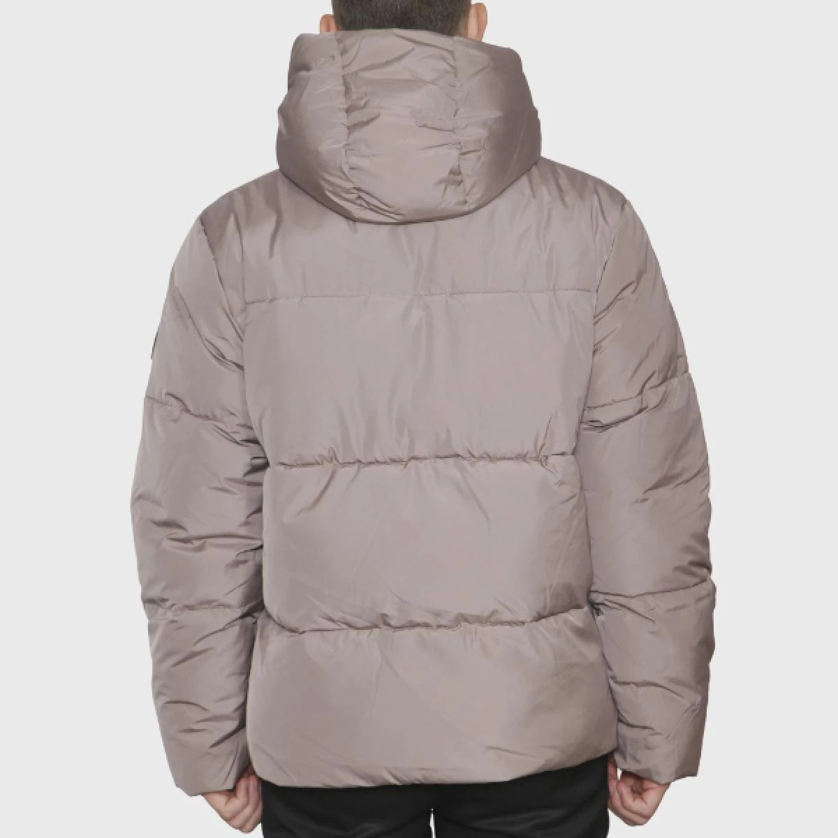 Ανδρικό Puffer Μπουφάν Καφέ Karl Lagerfeld Jeans B3M15011-2QL Iron