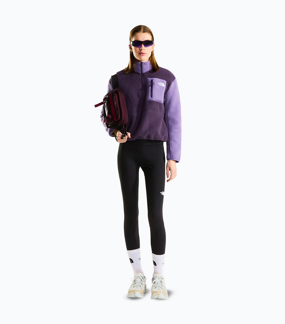 Women's Purple W YUMIORI 1/4 ZIP FLEECE The North Face NF0A8E89-S1B1