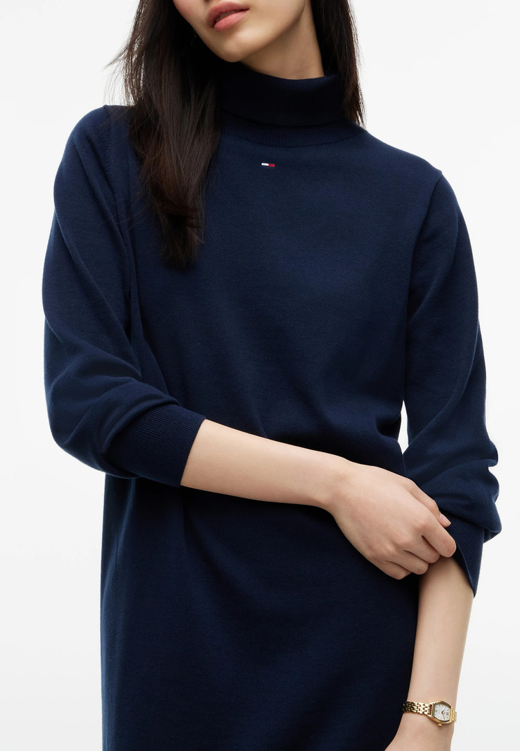 Γυναικείο Πλεκτό Φόρεμα Navy Μπλε Tommy Jeans DW0DW23460-C1G