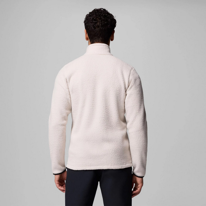 Men's Ecru Jasper Ridge Pebbled Full Zip Fleece Columbia 2142421-278