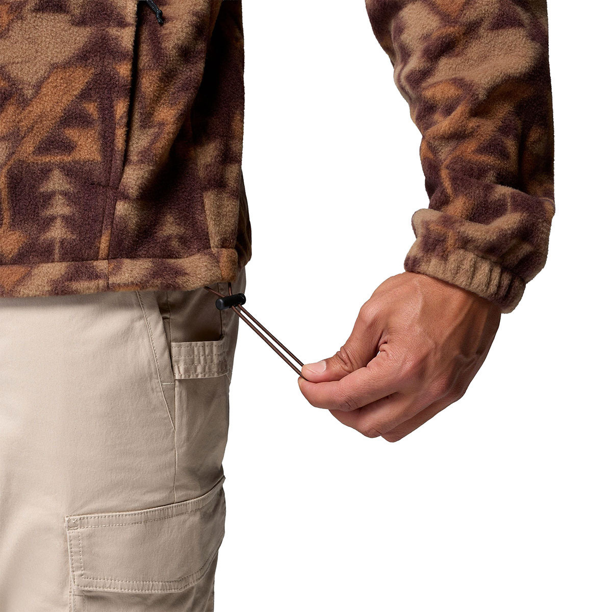 Men's Brown Steens Mountain Printed Jacket Columbia 1478231-259