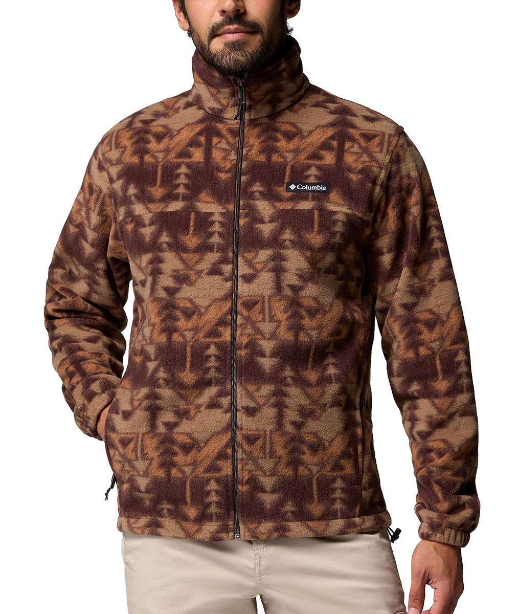 Men's Brown Steens Mountain Printed Jacket Columbia 1478231-259