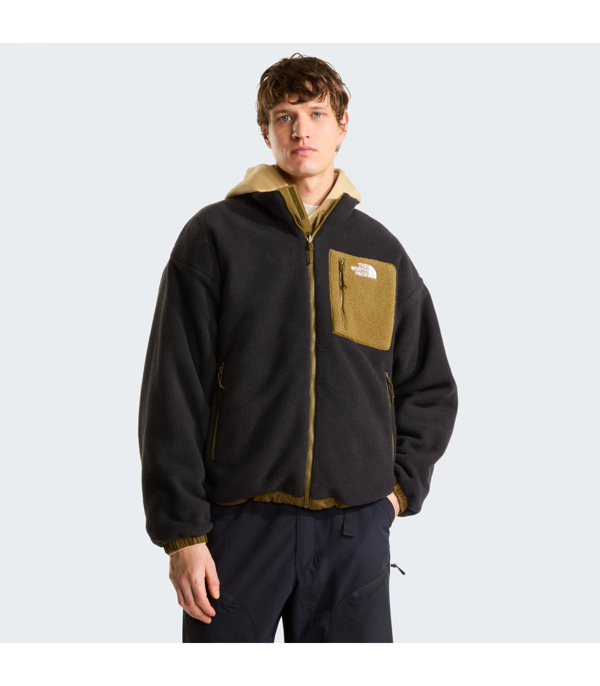 Men's Caraway Seed/TNF Black M YUMIORI REV JKT The North Face NF0A89GT-RL51