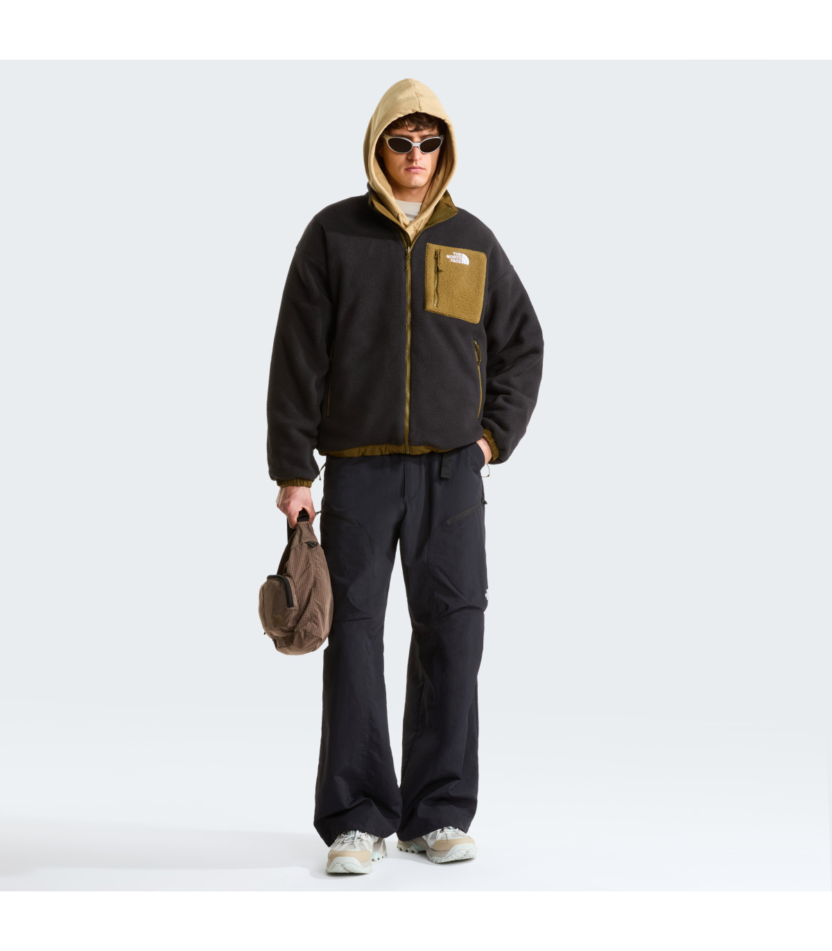 Men's Caraway Seed/TNF Black M YUMIORI REV JKT The North Face NF0A89GT-RL51