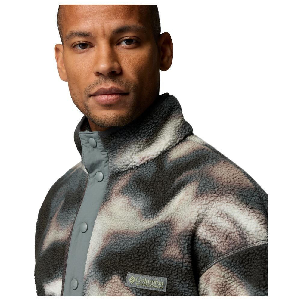 Men's Sedona Sage Dyeflow Helvetia II Printed Printed Half Snap Fleece Columbia 2098461-342