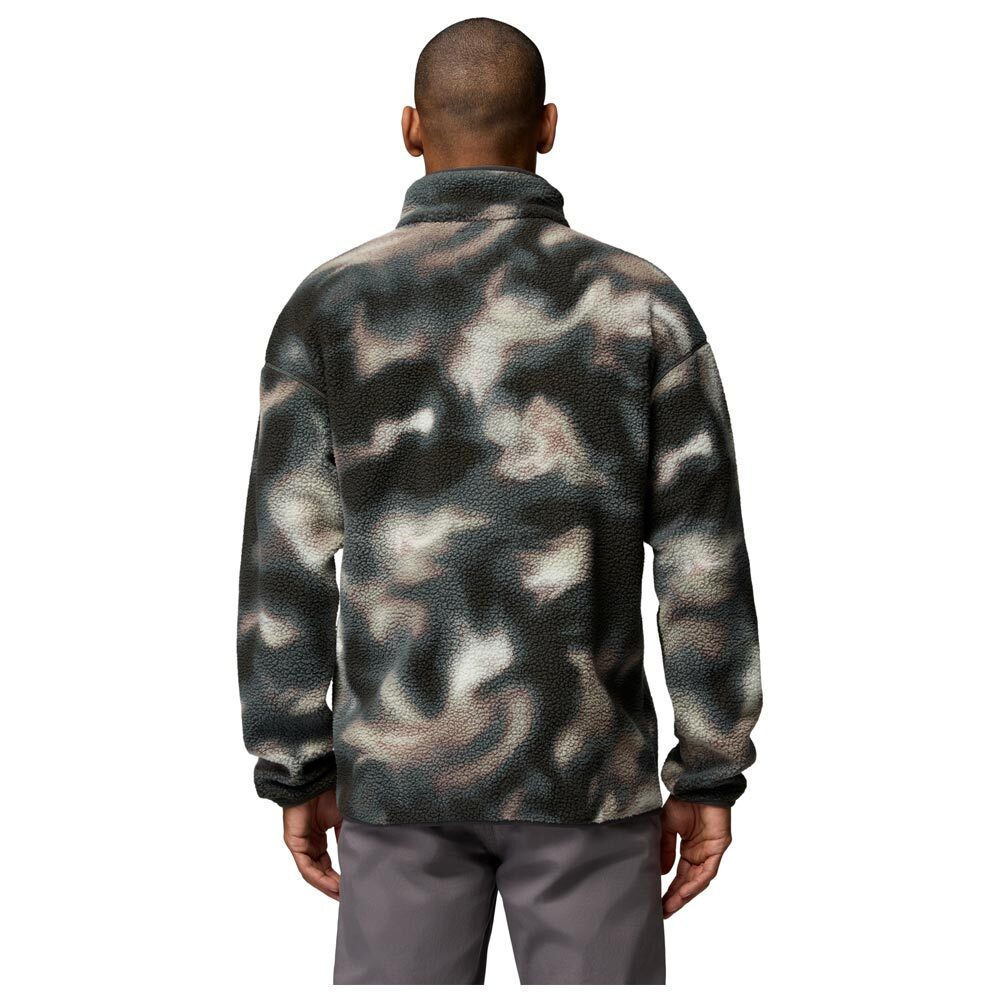 Men's Sedona Sage Dyeflow Helvetia II Printed Printed Half Snap Fleece Columbia 2098461-342