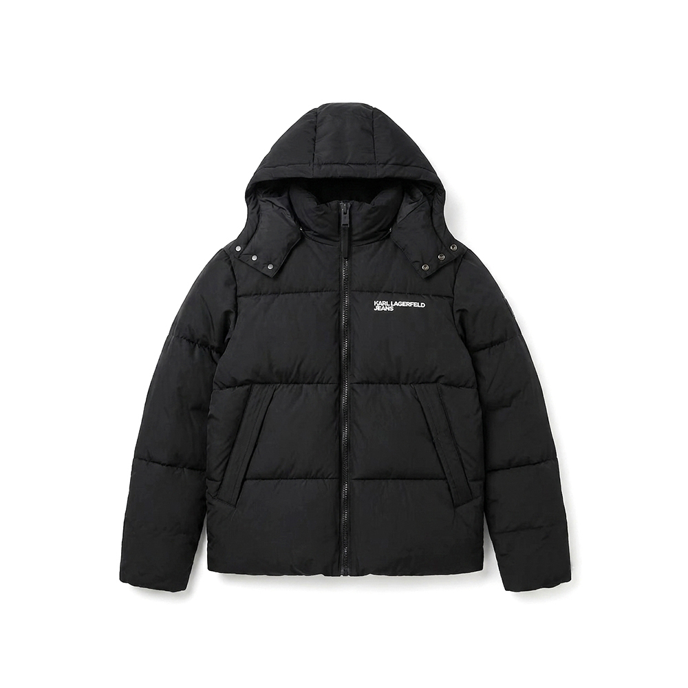Ανδρικό Puffer Μπουφάν Μαύρο Karl Lagerfeld Jeans B3M15011-999 Black