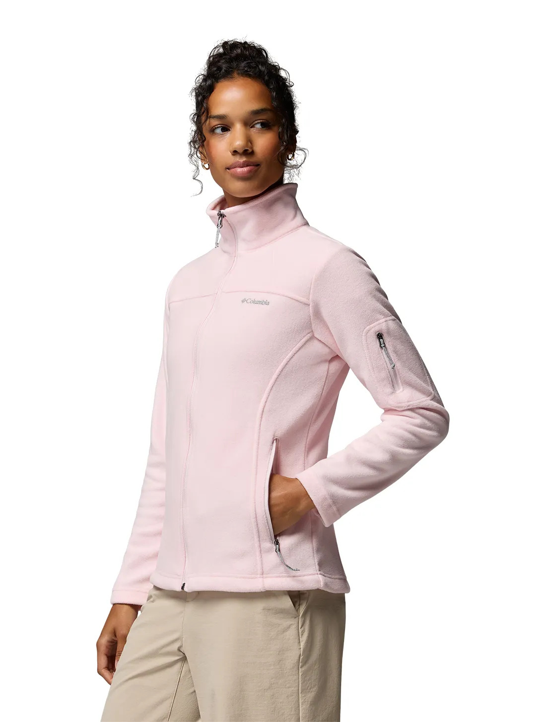 Women's Pink Fast Trek II Jacket Columbia 1465351-697