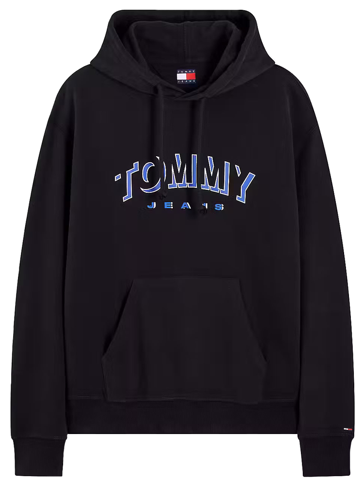 Men's Black TJM RLX TOMMY DNA HOODIE EXT Tommy Jeans DM0DM23582-BDS