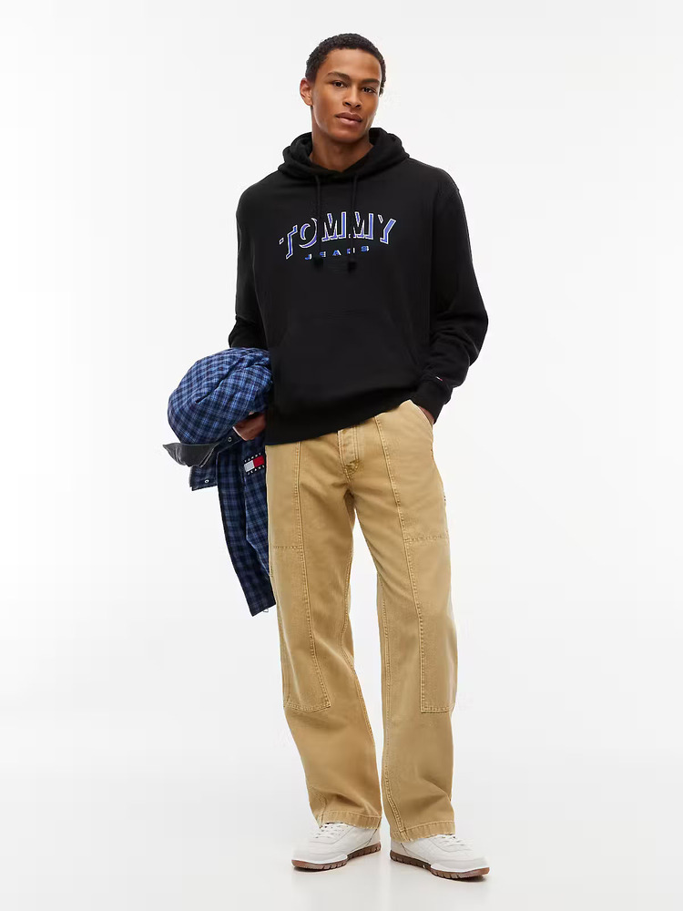 Men's Black TJM RLX TOMMY DNA HOODIE EXT Tommy Jeans DM0DM23582-BDS