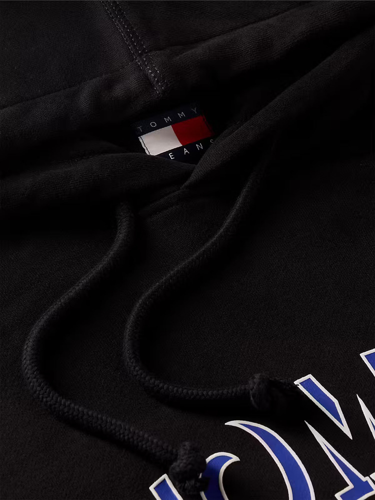 Men's Black TJM RLX TOMMY DNA HOODIE EXT Tommy Jeans DM0DM23582-BDS