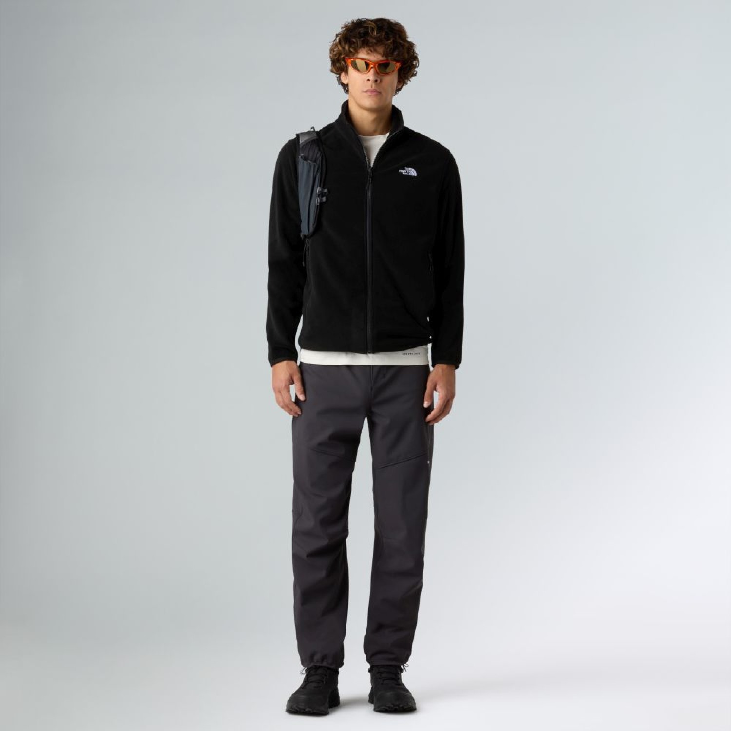 Ανδρική Glacier Fleece Ζακέτα Μαύρη The North Face NF0A8D0R-JK31
