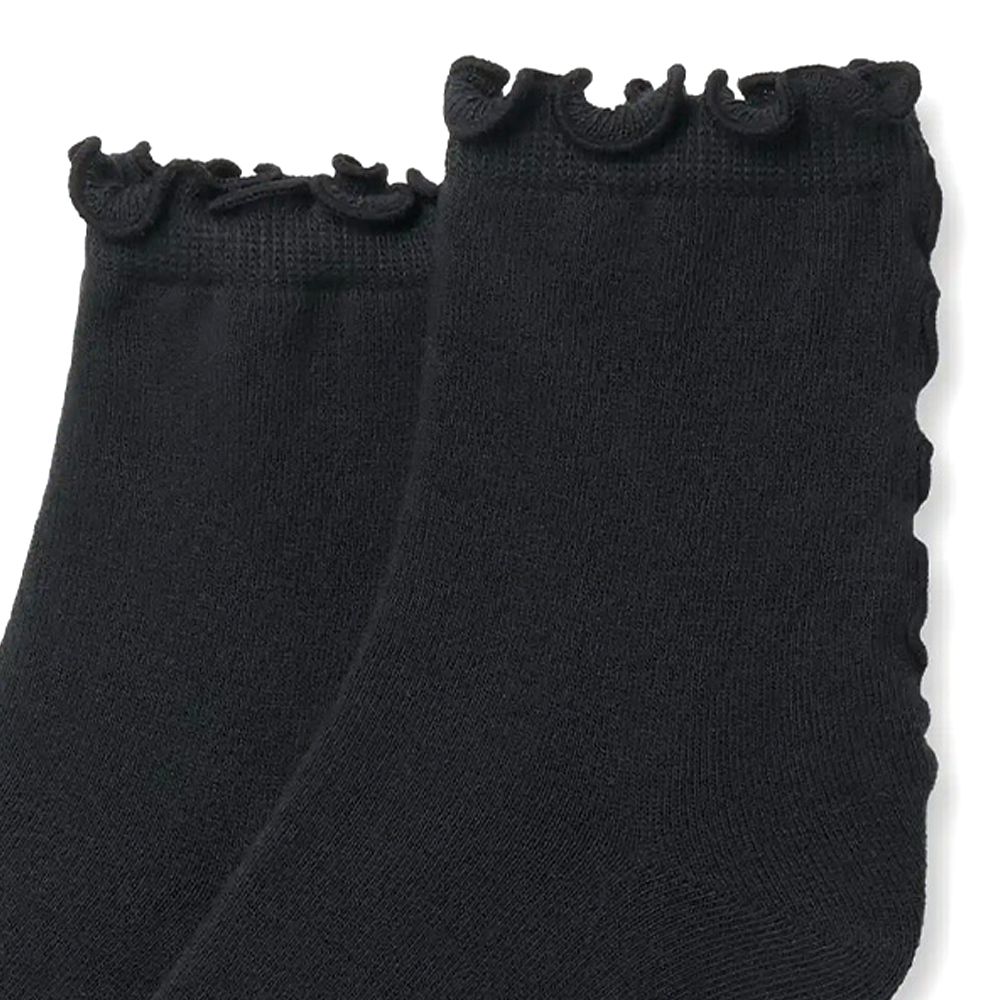 Women's Black KARSYN LETTUCE EDGE QUARTE II SOCKS UGG 1175251-BLK