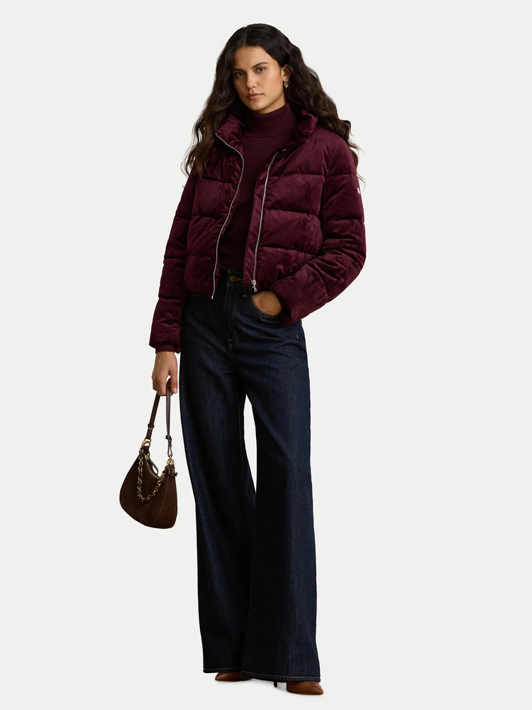 Γυναικείο Μπουφάν Μπορντό Ralph Lauren 297P23453002-RED