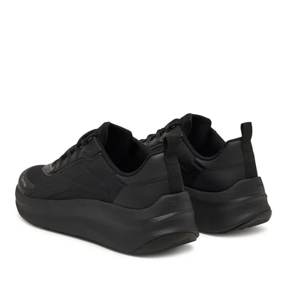 Men's Black Chunky Runner Lace Up Sneakers Calvin Klein HM0HM02224-0GJ