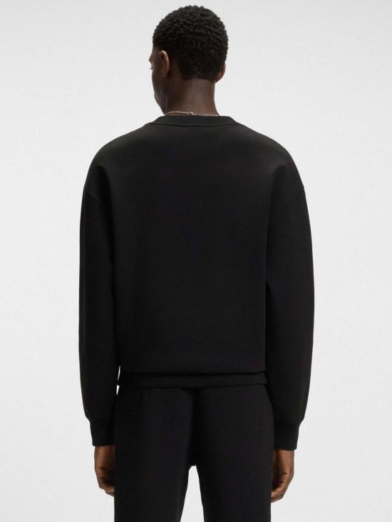 Men's Black Dettil Sweatshirt Hugo 50533689-002