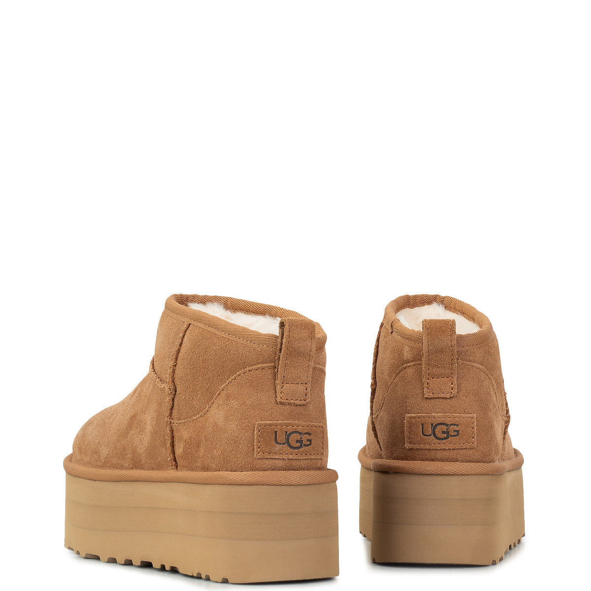 Women's Chestnut Classic Ultra Mini Platform Boots UGG 1135092-CHE